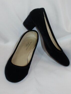 Anniel heeled ballet Flats Velvet soft shoes Made in Italy  size 40 /9